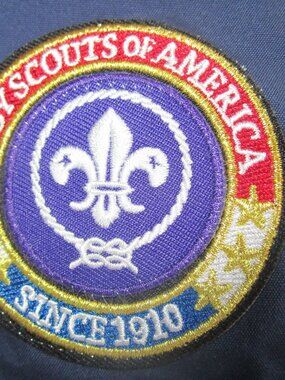 Boy Scouts of America Youth Uniform Shirt – Blue, Size M, Council Patches,